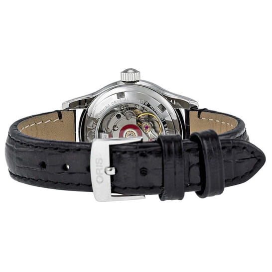 Oris Oris Classic Date 01 561 7650 4034-07 5 14 11, artelier швейцария женские часы на браслете кожаный боковой вид